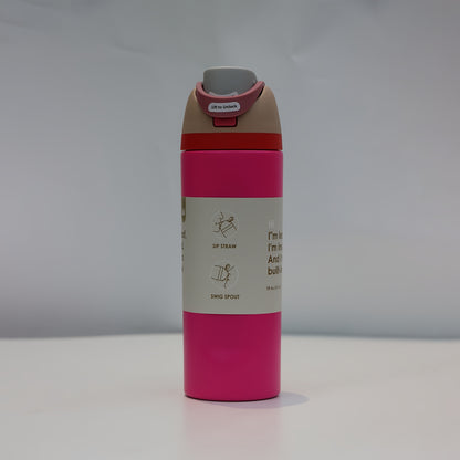 Botella de agua acero inoxidable freesip color rosa mexicano