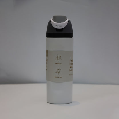 Botella de agua acero inoxidable freesip color blanco